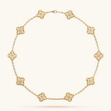 LUXURY CLOVER NECKLACE 10 PATTERNS - GOLD