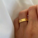 LOVE FLORAL BEAUTY RING - GOLD