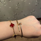 CLOVER | RED BRACELET