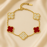 DELUXE RED FOUR LEAF CLOVER