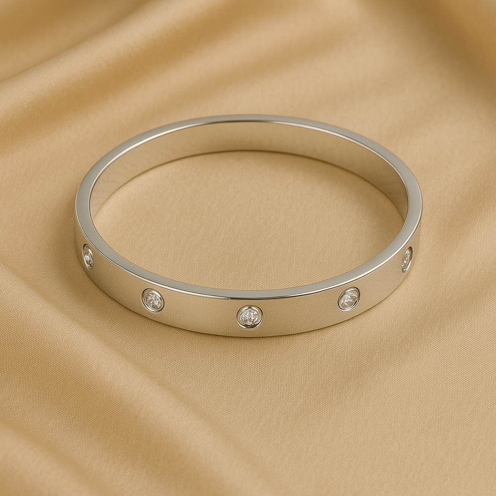 ETERNITY LINK BRACELET WITH ZIRCONS