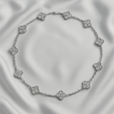 LUXURY CLOVER NECKLACE 10 PATTERNS - SILVER