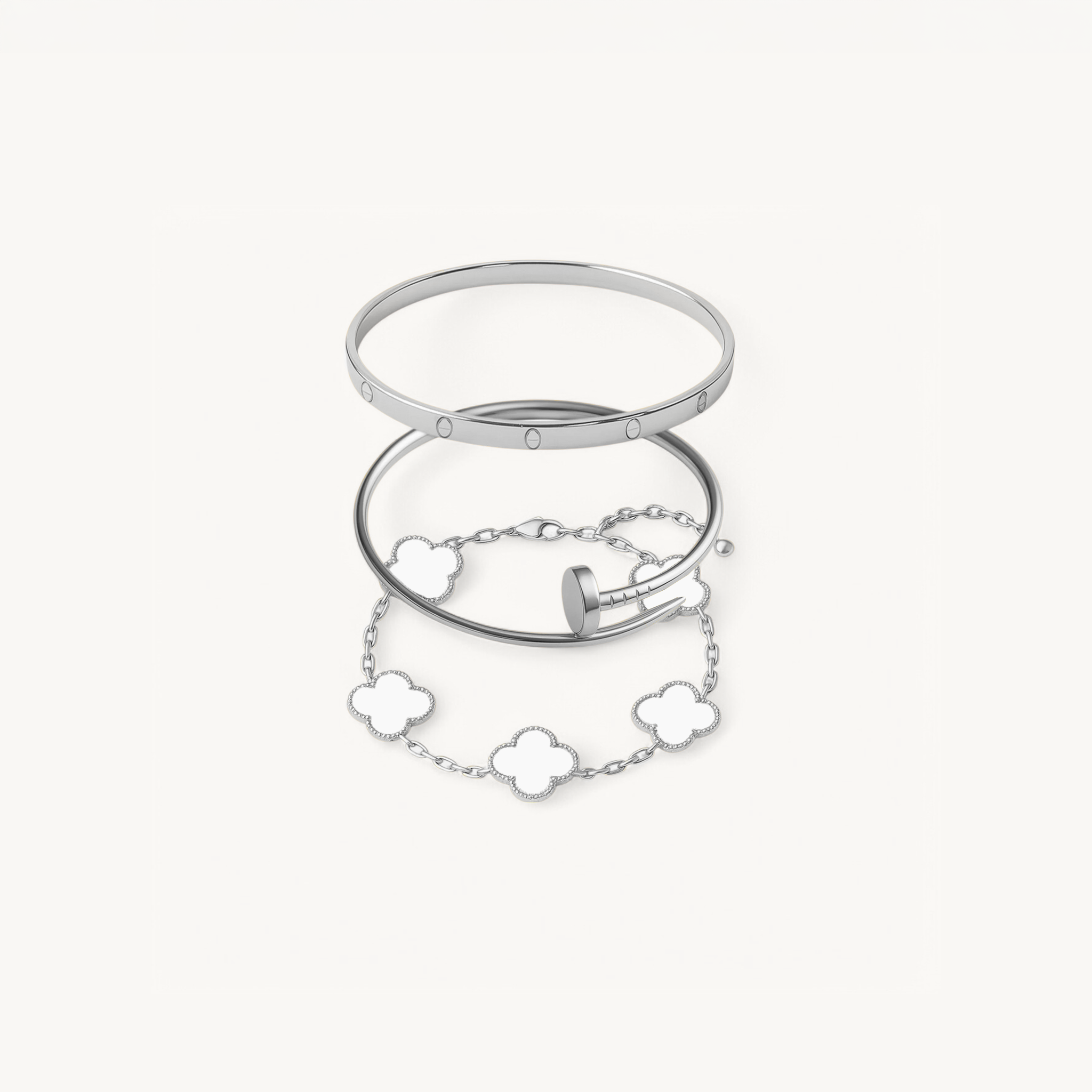 Trio Ivory Stack