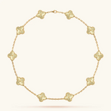 LUXURY CLOVER NECKLACE 10 PATTERNS - GOLD