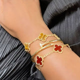 CLOVER | RED BRACELET