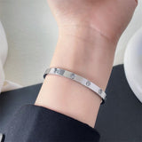ETERNITY LINK BRACELET ZIRCON SILVER